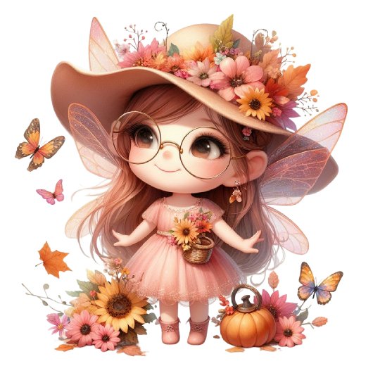 Beautiful fairy in autumn tシャツ