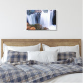 Beautiful Falls Glenbrittle Isle of Skye キャンバスプリント (インサイチュ (寝室))