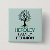 Beautiful Family tree Family Reunion  缶バッジ (正面)
