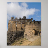 Beautiful famous giant Edinburgh Castle in ポスター (正面)