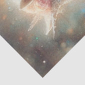 Beautiful Fancy White Horse With Flowers Decoupage 薄葉紙 (詳細)