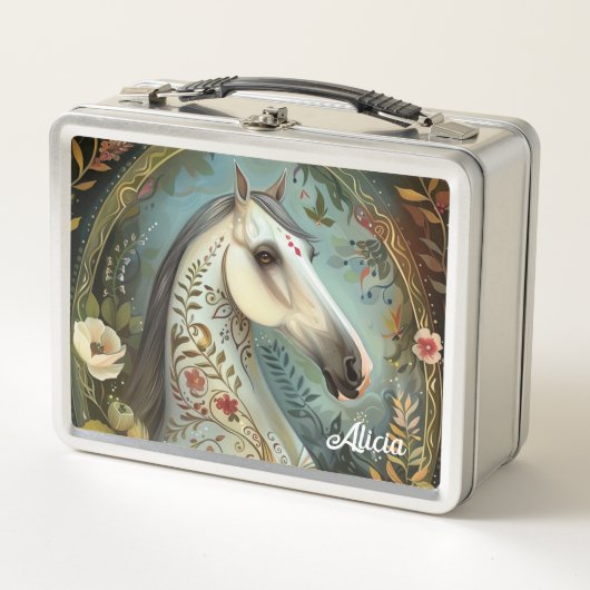 Beautiful Fantasy Horse メタルランチボックス (正面)