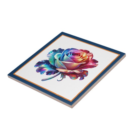 Beautiful Fantasy rose lovers  タイル (側面)