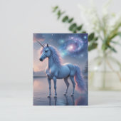 Beautiful Fantasy Unicorn ポストカード (スタンド正面)