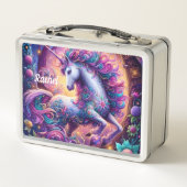 Beautiful Fantasy Unicorn Metal Lunch Box メタルランチボックス (裏面)