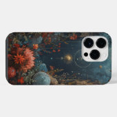 Beautiful Fantasy World - colorful surreal floral iPhoneケース (裏面横)