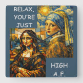 Beautiful Fever Dream スクエア壁時計 (正面)