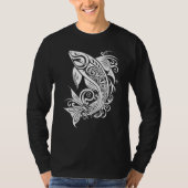 Beautiful Fish Vector Graphic Nature Water Sea Riv Tシャツ (正面)