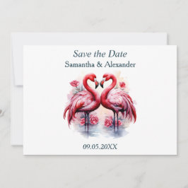 Beautiful Flamingo Save the Date セーブザデート