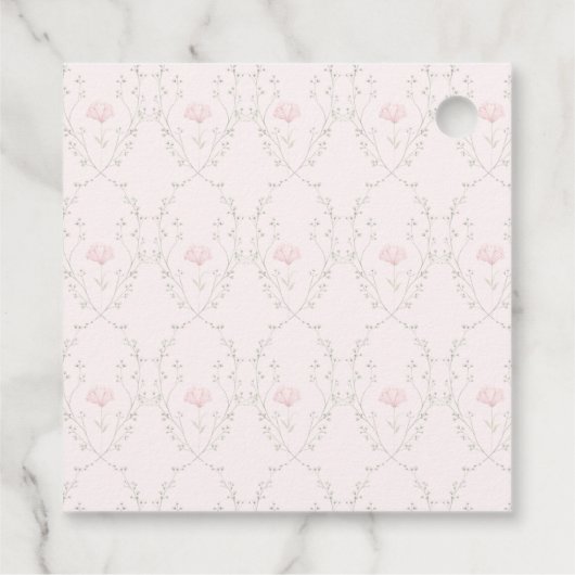 Beautiful Floral  フェイバータグ (裏面)