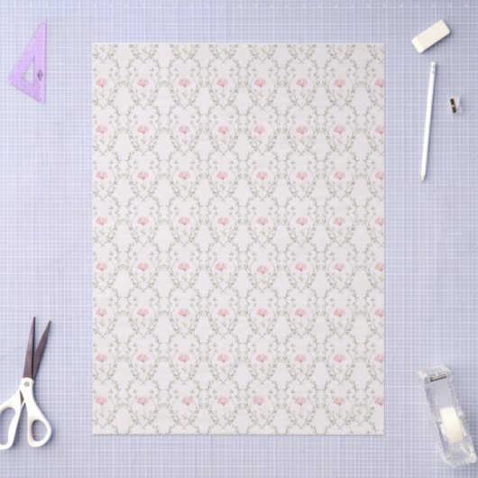 Beautiful Floral  薄葉紙 (クラフト)