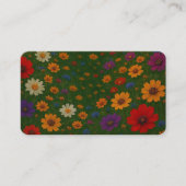 Beautiful Floral Business Card (1) 名刺 (正面)