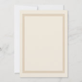 Beautiful Floral Hydrangea Bridal Shower 招待状 (裏面)