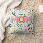 Beautiful Floral Mother’s Day Pillow  クッション (ブランケット)