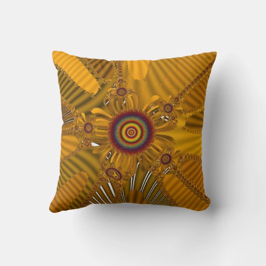 Beautiful Floral Pattern  クッション (裏面)