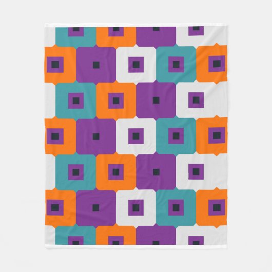 Beautiful Floral Pattern  フリースブランケット (正面)