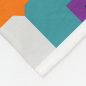 Beautiful Floral Pattern  フリースブランケット (角)