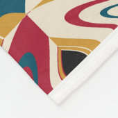 Beautiful Floral Pattern  フリースブランケット (角)