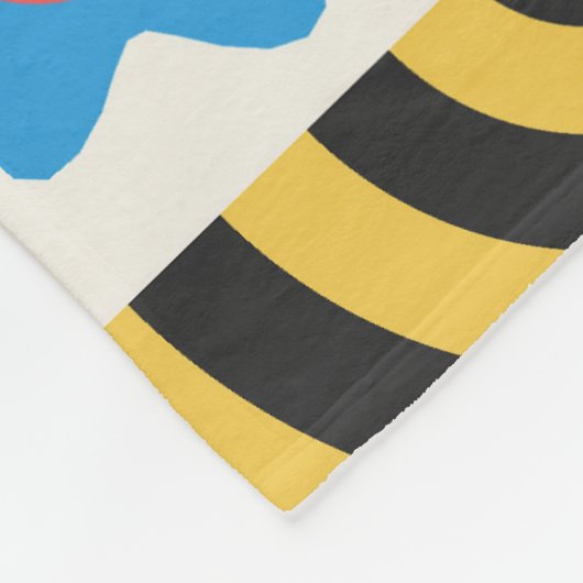 Beautiful Floral Pattern  フリースブランケット (角)