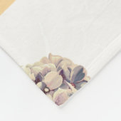 Beautiful floral seamless pattern with hydrangea p フリースブランケット (角)