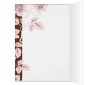 Beautiful floral wedding invitation (内側 (左))