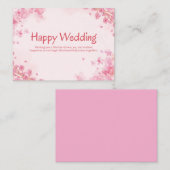 Beautiful Floral Wedding Invitation Template ノートカード (正面/裏面)