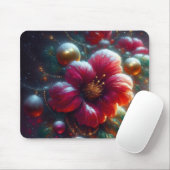Beautiful Flower Bloom on Desktop/Laptop Computer マウスパッド (マウス)