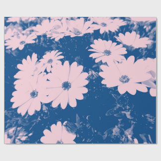 Beautiful flower image on wrapping paper ラッピングペーパー