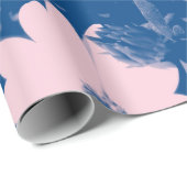 Beautiful flower image on wrapping paper ラッピングペーパー (ロールコーナー)