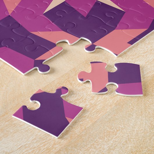 Beautiful Flower pattern ジグソーパズル (側面)