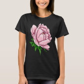 Beautiful Flower Peony Floral Pink Peonies Tシャツ (正面)