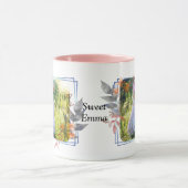 beautiful flower photo frame マグカップ (中央)