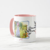 beautiful flower photo frame マグカップ (正面左)