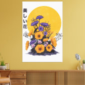 beautiful Flowers キャンバスプリント (インサイチュ (リビング))