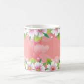 beautiful flowers コーヒーマグカップ (中央)