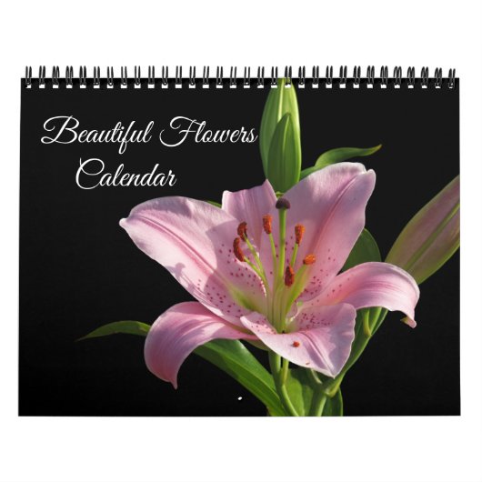 Beautiful Flowers Calendar カレンダー (カバー)