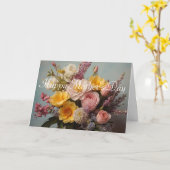 Beautiful Flowers Mother's Day Card カード (黄色い花)