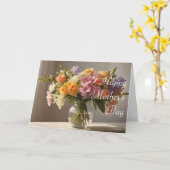 Beautiful Flowers Mother's Day Card カード (黄色い花)