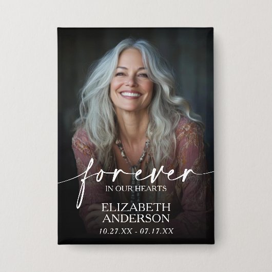 Beautiful Forever in our Hearts Photo Memorial 缶バッジ (正面)