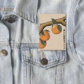 Beautiful Fresh Oranges 缶バッジ (インサイチュ)