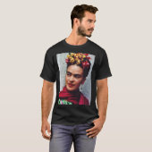 Beautiful Frida kahlo art flower gift for fans Ess Tシャツ (正面フル)
