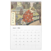 Beautiful Gardener Art Nouveau by Grasset Calendar カレンダー (3月 2026)