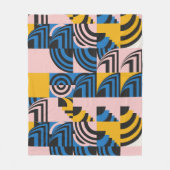 Beautiful Geometric Pattern  フリースブランケット (正面)
