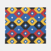 Beautiful geometric pattern  フリースブランケット (正面(横))