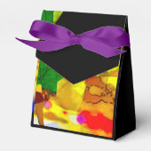 BEAUTIFUL_GIFT_BLACK_バラ_PINK_万華鏡のように千変万化するパターン_ フェイバーボックス (正面サイド)