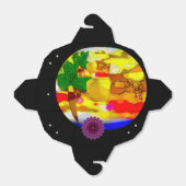 BEAUTIFUL_GIFT_BLACK_SYSTEM_PINK_バラテイク フェイバーボックス (折り畳みなし)