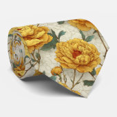 Beautiful Gift  For Boyfriend Peonies ネクタイ (ロール)