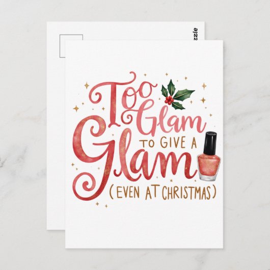 Beautiful Gift for those glam relatives ポストカード (正面/裏面)