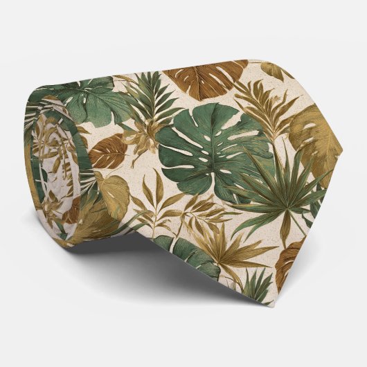 Beautiful Gifts For Dad Tropical Floral ネクタイ (ロール)