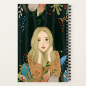Beautiful Girl IIlustration Notebook  ノートブック (裏面)